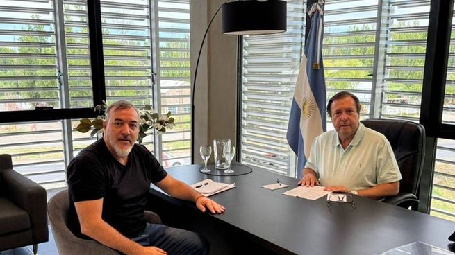 Rodolfo Aguiar y Alberto Weretilneck. Foto de archivo.