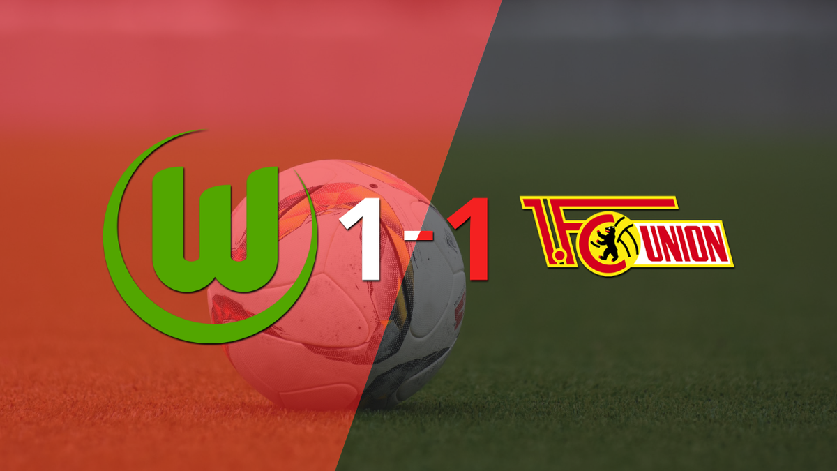 Wolfsburg and Union Berlin matched 1 to 1