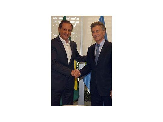 Paulo Skaf y Mauricio Macri