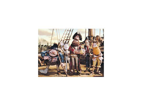 «¡Piratas!» demuestra que la técnica de animación de figuras de plastilina luce muy bien en 3D, y aunque la trama es demasiado delirante tiene algunos gags muy divertidos.