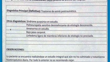 cristina vuelve (de cuba) pero florencia se queda (por su salud)