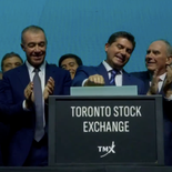 Marcelo Orrego encabezó el toque de campana de la Bolsa de Toronto en la Expo San Juan Minera 2026. Marcelo Orrego encabezó el toque de campana de la Bolsa de Toronto en la Expo San Juan Minera 2026.