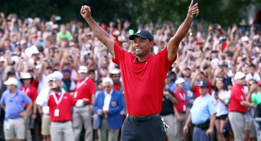 Tiger Woods won a title again five years later.