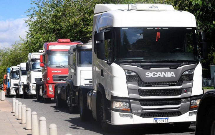 Hubo manifestaciones de transportistas en Mendoza&nbsp;