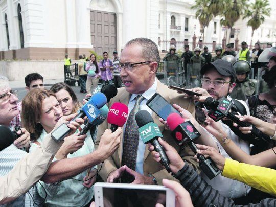 a resguardo. El diputado Richard Blanco, que ayer ingresó a la residencia del embajador argentino en Venezuela, en una foto de archivo.