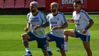 La Selección se prepara para el duelo con Paraguay.