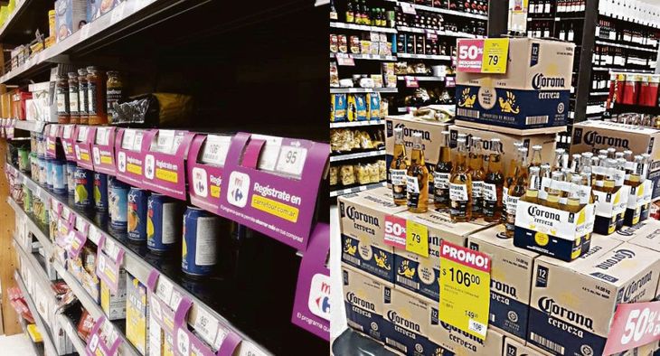 Cada vez hay menos productos importados en las góndolas de los supermercados argentinos.