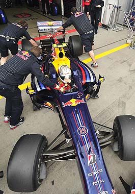 Vettel, piloto de Red Bull.