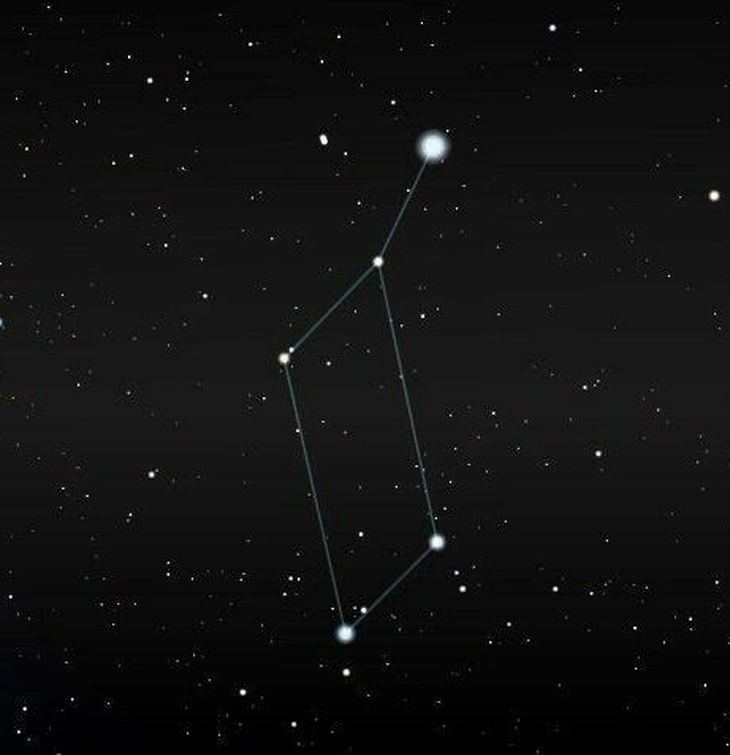 La constelación de Lyra será el radiante donde ocurrirá la lluvia de meteoritos Líridas.