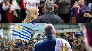 ámbito.com | Candidatos Presidenciales Balotaje 2024 Yamandú Orsi Álvaro Delgado Carolina Cosse Frente Amplio Coalición Republicana Partido Nacional