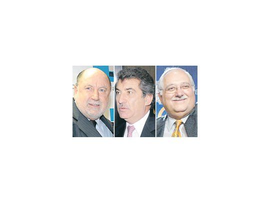 Jorge Busti, Sergio Urribarri, Héctor Maya