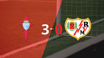 rayo vallecano cayo ante celta con dos goles de iago aspas