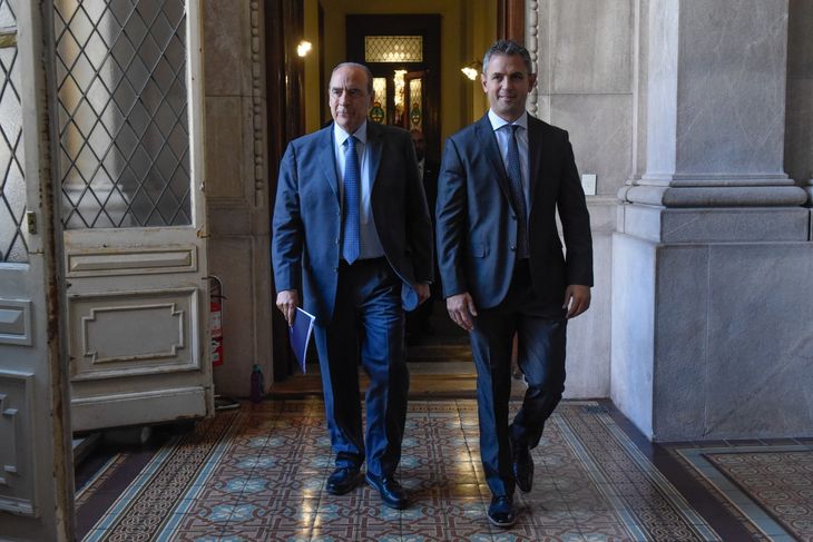 Francos se hizo presente en el Congreso en medio del escándalo por los audios de Spagnuolo. 