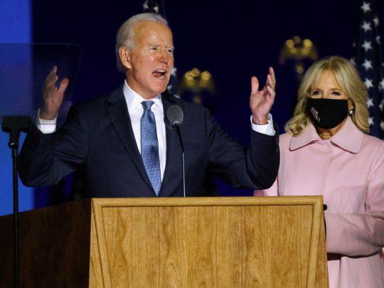 &nbsp;Joe Biden esperó a que los resultados estuvieran más avanzados para mostrarse esperanzado.&nbsp;