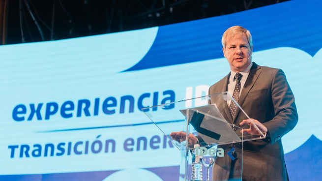 Murchison en la apertura del encuentro empresario