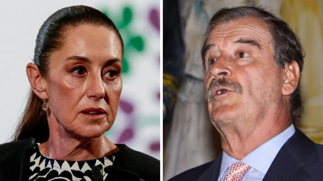 Claudia Sheinbaum apuntó contra Vicente Fox.