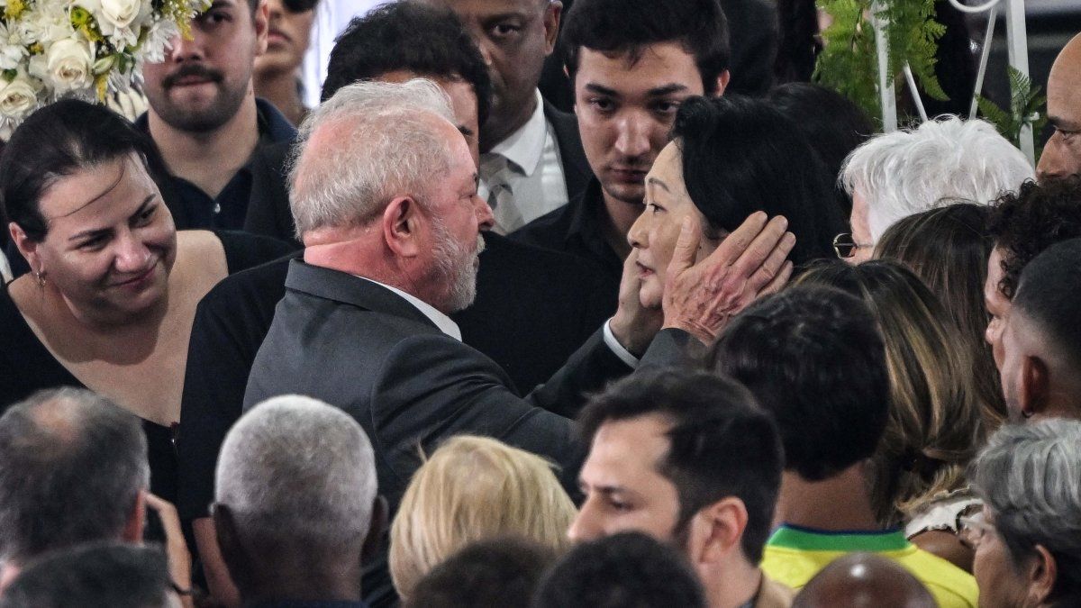 Lula Da Silva offered the last goodbye to the Brazilian star