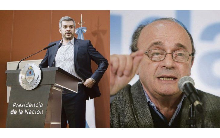 ámbito.com | Marcianos. Marcos Peña encabezó ayer conferencia de prensa oficial mientras que el ex radical Leopoldo Moreau hizo lo propio con la de Cristina de Kirchner.