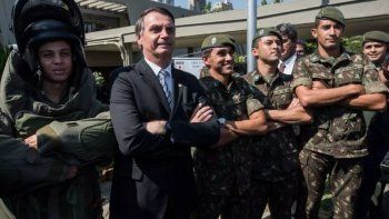 La presencia de militares en el gobierno de Brasil es récord desde el fin del régimen militar en 1985.