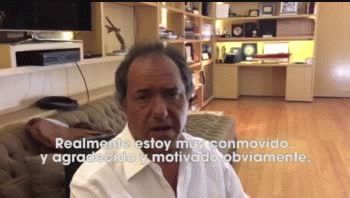 Video: mensaje de Scioli a la militancia