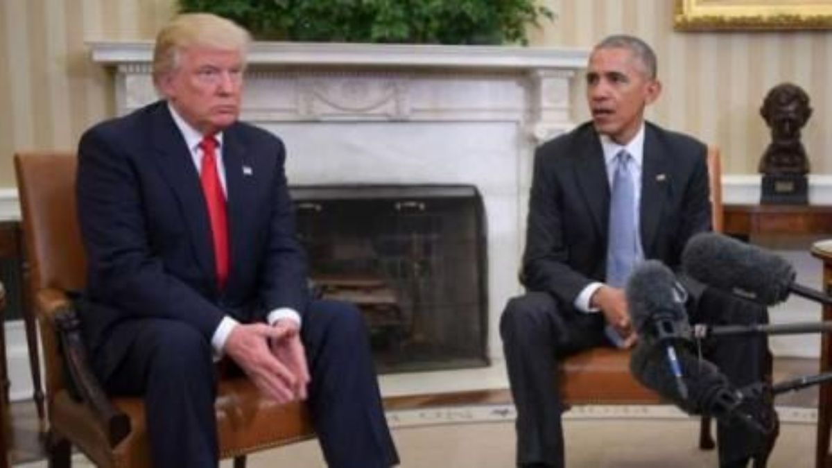 Donald Trump shared a video made with artificial intelligence showing a false detention of Barack Obama