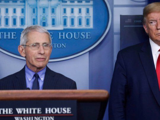 Donald Trump critic&oacute; a su propio equipo en momentos en que su popularidad cae por su mala respuesta al coronavirus.