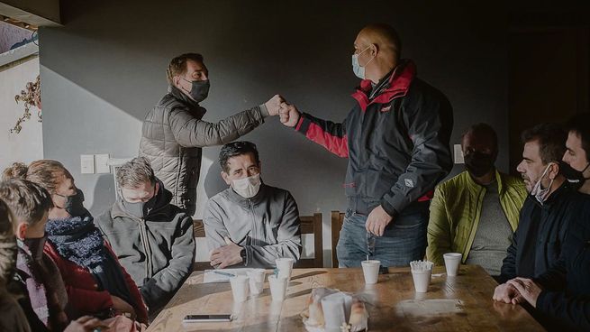 Moreno. Santilli estuvo acompañado por Ritondo, exministro de Seguridad de Vidal, en una recorrida por el conurbano bonaerense.&nbsp;