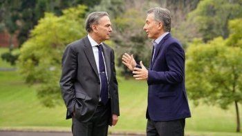 Pichetto y Macri en Olivos (Imagen de archivo)