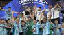 Total madness in Avellaneda. Racing is champion of the Copa Sudamericana.