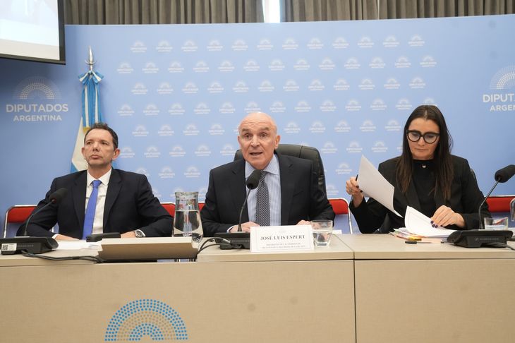 Espert, en el centro de las críticas de la oposición. Espert, en el centro de las críticas de la oposición.