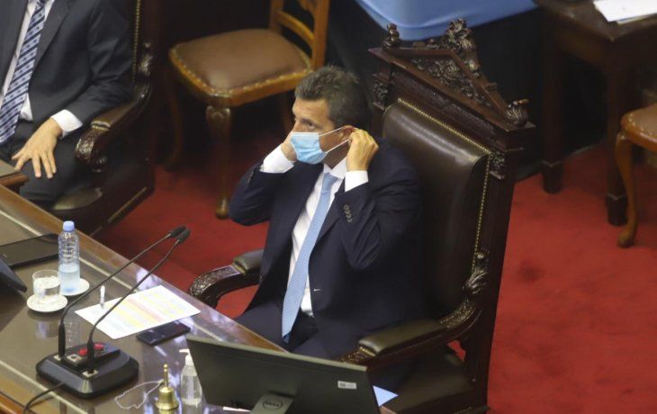 Massa logró esta semana la extensión del protocolo vitual de sesiones.&nbsp;