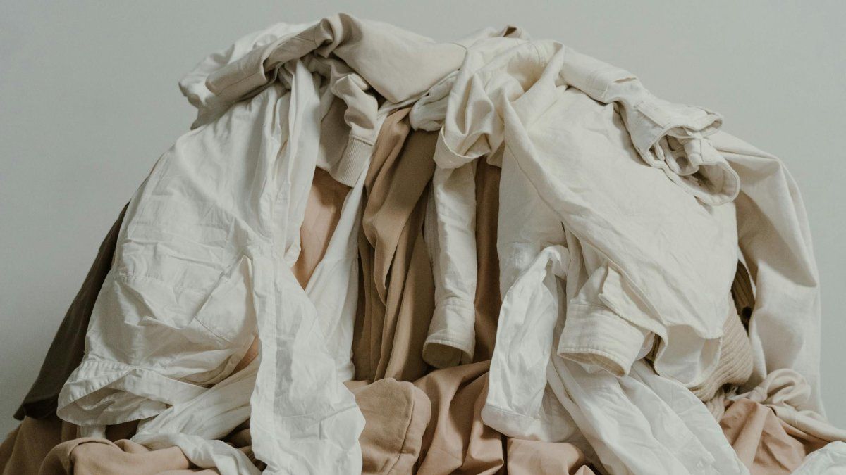 Why do you accumulate clothes in a chair, according to psychology?
