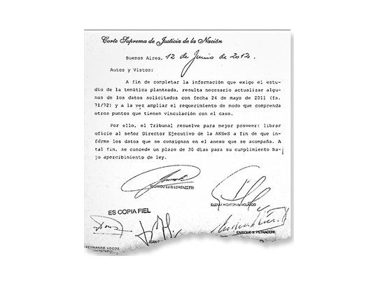 La Corte pidió a la ANSES que informe sobre pagos a jubilados