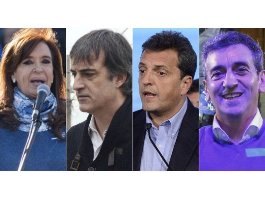 Cristina, Bulrrich, Massa y Randazzo.