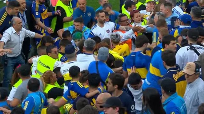 Chiquito Romero enfrentó a los hinchas de Boca luego del Superclásico.