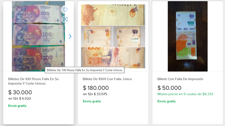 Los coleccionistas están dispuestos a pagar mucho dinero por billetes y monedas con errores de impresión. Los coleccionistas están dispuestos a pagar mucho dinero por billetes y monedas con errores de impresión.