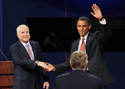 Obama y McCain se enfrentaron en el primer debate de la campaña (foto 1)