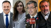 Ricardo Quinquela, VIctoria Villarruel, Germán Martínez y Héctor Daer.