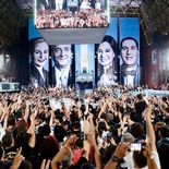 Máximo Kirchner encabezó un acto por el aniversario de la muerte de Néstor Kirchner.&nbsp;