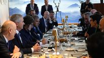 Javier Milei, junto a CEOs en el marco del Foro Económico Mundial.