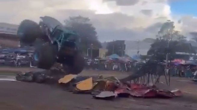 Exhibición de Monster Truck en Colombia.&nbsp;