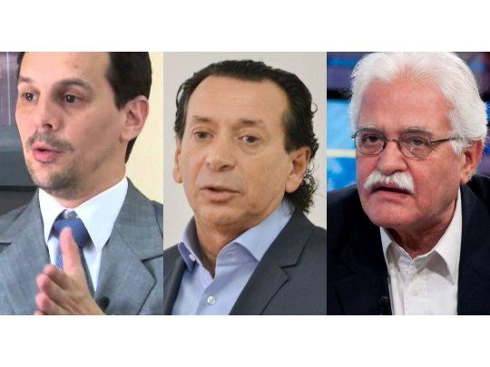 Fausto Spotorno, Dante Sica y Aldo Pignanelli.