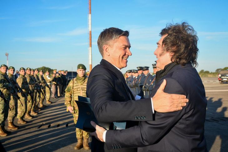 Leandro Zdero recibió a Javier Milei en Chaco.