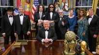 Donald Trump encabezó la ceremonia del Centro Kennedy por primera vez en la historia.
