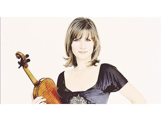 Lisa Batiashvili. La violinista fue solista en los dos conciertos.