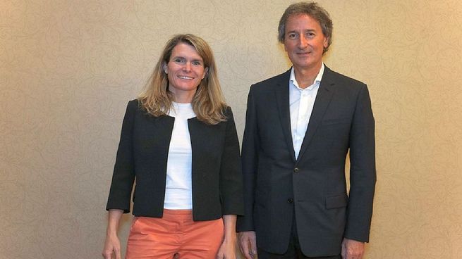 Nuevas autoridades de TotalEnergies. Catherine Remy y Javier Rielo asumieron nuevas funciones.&nbsp;