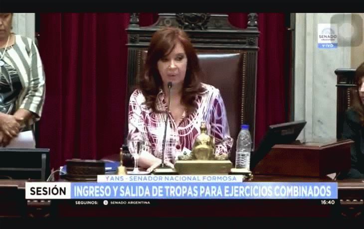 senado: cruce entre cristina y mayans en el debut del frente de todos
