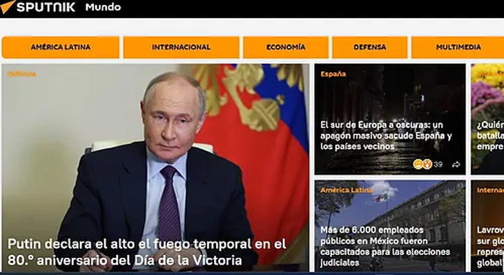 Diario Sputnik en Rusia. Diario Sputnik en Rusia.