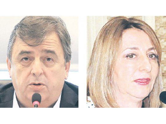 Mario Negri y Alejandra  Gils Carbó.