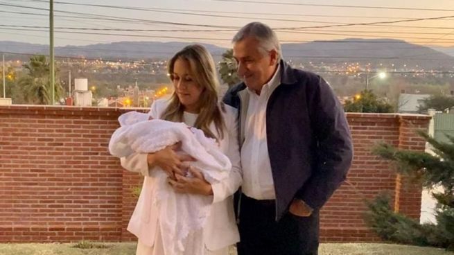 Gerardo Morales y su cuarta hija, Guadalupe.&nbsp;